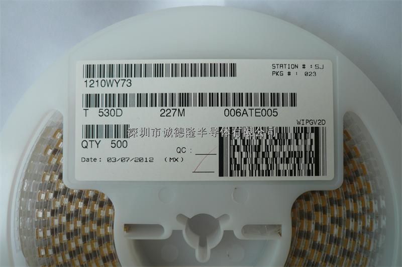 T530D227M006ATE005 220UF 6.3V 20% 7343 KEMET 貼片鉭電容 全系列供應-T530D227M006ATE005盡在買賣IC網